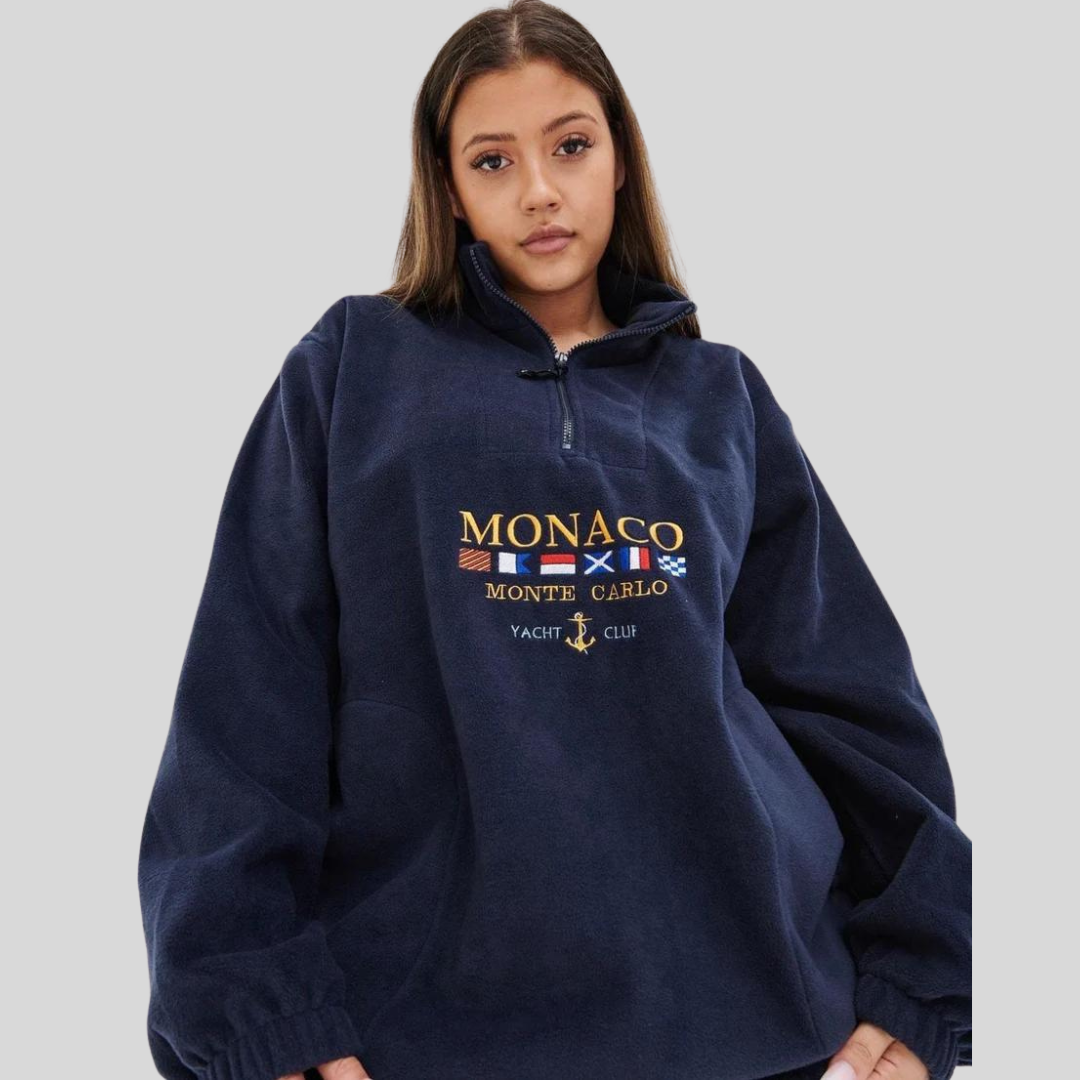 Montiqeu - Monaco Unisex Sweater met Rits