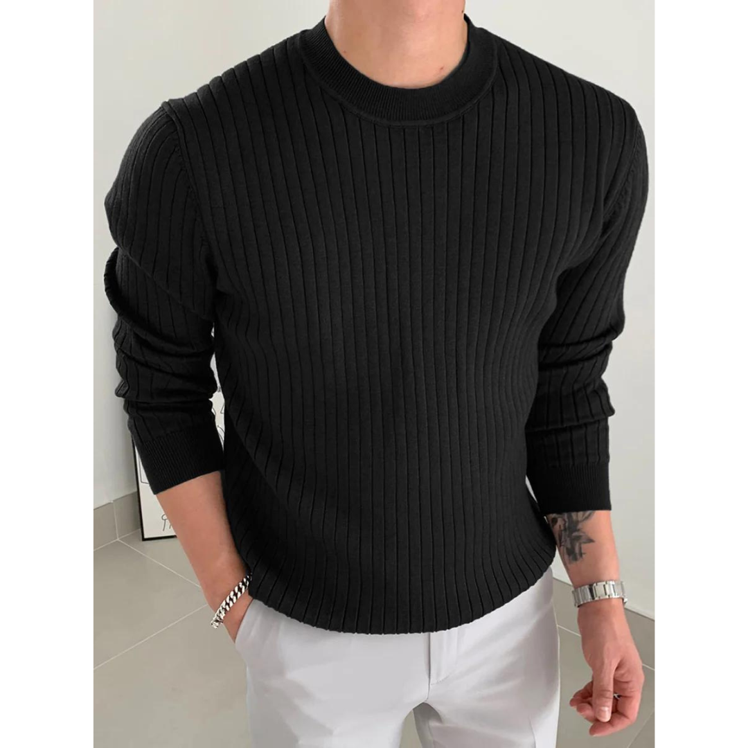 Montiqeu - Luxe Klassieke Sweater voor de Moderne Man