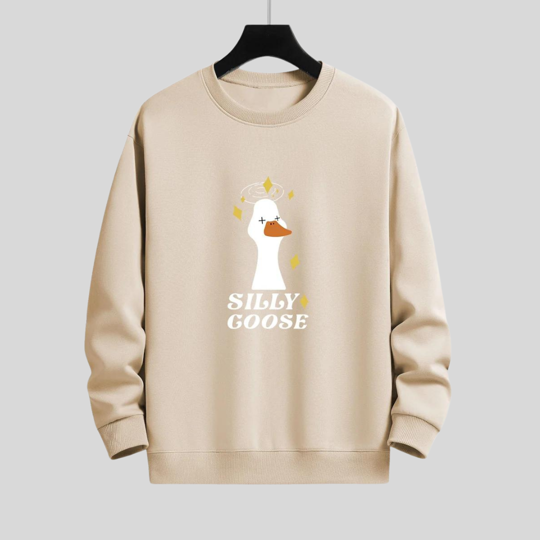 Montiqeu - Dizzy Goose Relax Fit Sweatshirt Voor Mannen