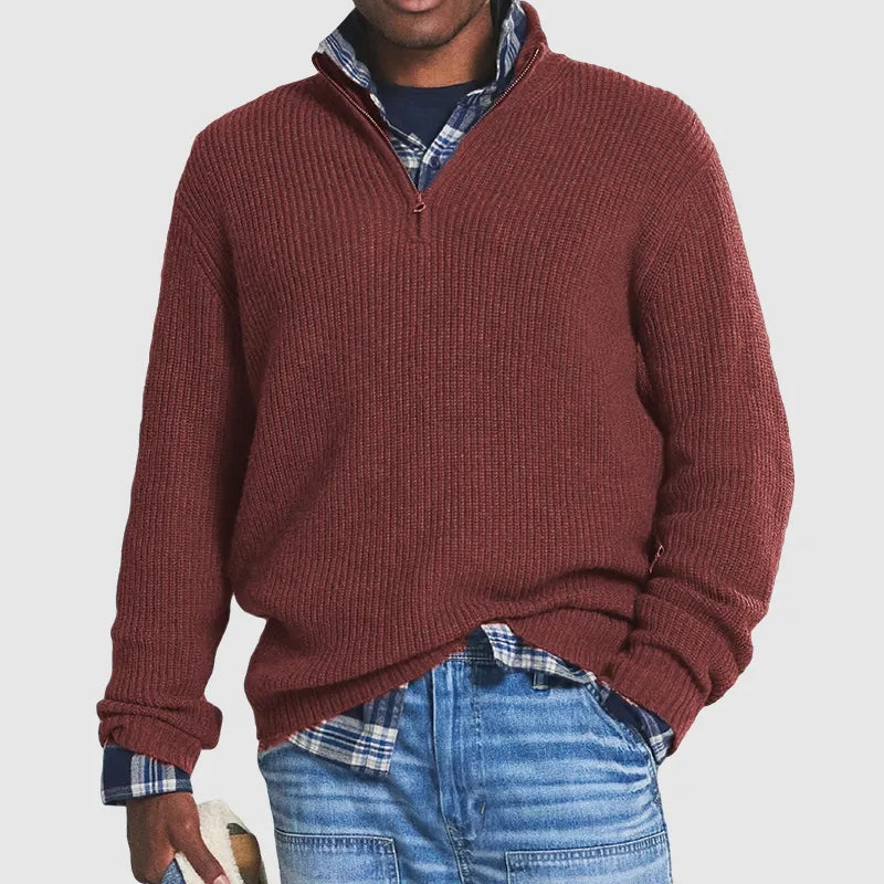 Milan - Luxe Half Zip Sweater