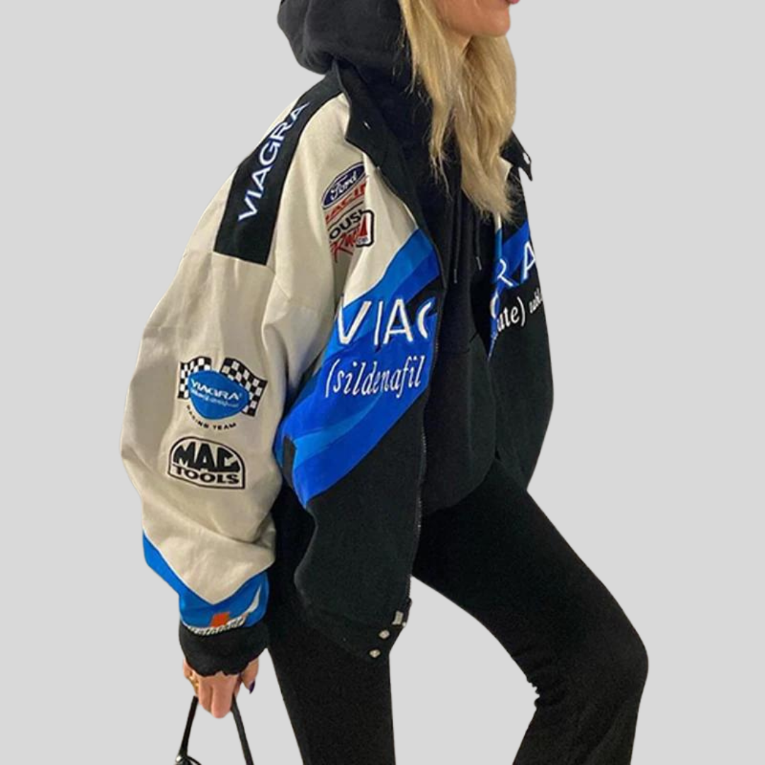 Montiqeu - Iconische Mark Martin Viagra Nascar Jacket voor Unisex