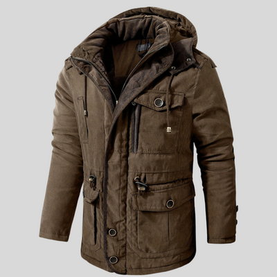 Montiqeu - Warme Parka Winterjas met Capuchon voor Heren