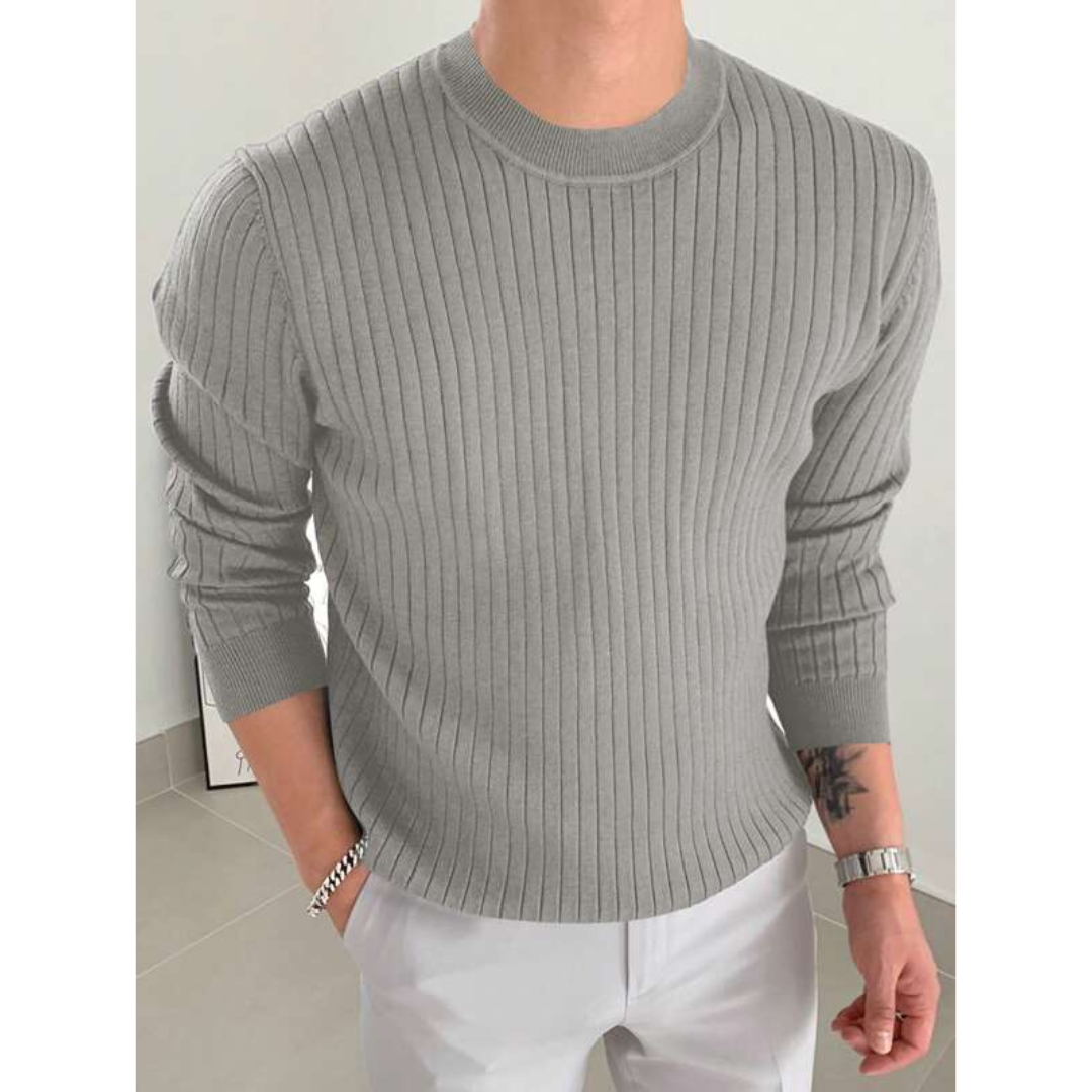 Montiqeu - Luxe Klassieke Sweater voor de Moderne Man