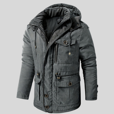 Montiqeu - Warme Parka Winterjas met Capuchon voor Heren