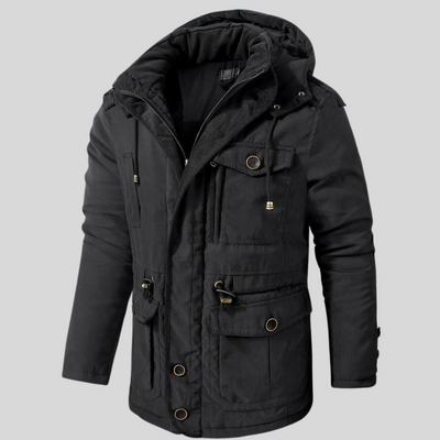 Montiqeu - Warme Parka Winterjas met Capuchon voor Heren