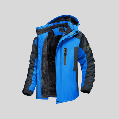 Montiqeu - Wind dichte winter jas met wollen binnenvoering outdoor voor mannen