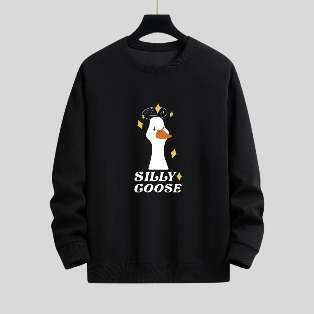 Montiqeu - Dizzy Goose Relax Fit Sweatshirt Voor Mannen