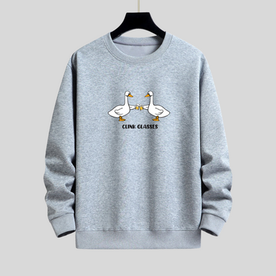 Montiqeu - Cheers Goose Relax Fit Sweatshirt Voor Mannen