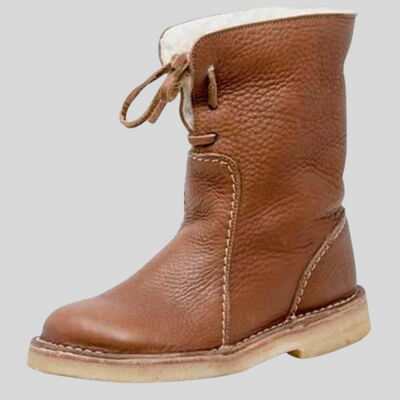 Montiqeu - Vintage Stiefel met Wolvulling