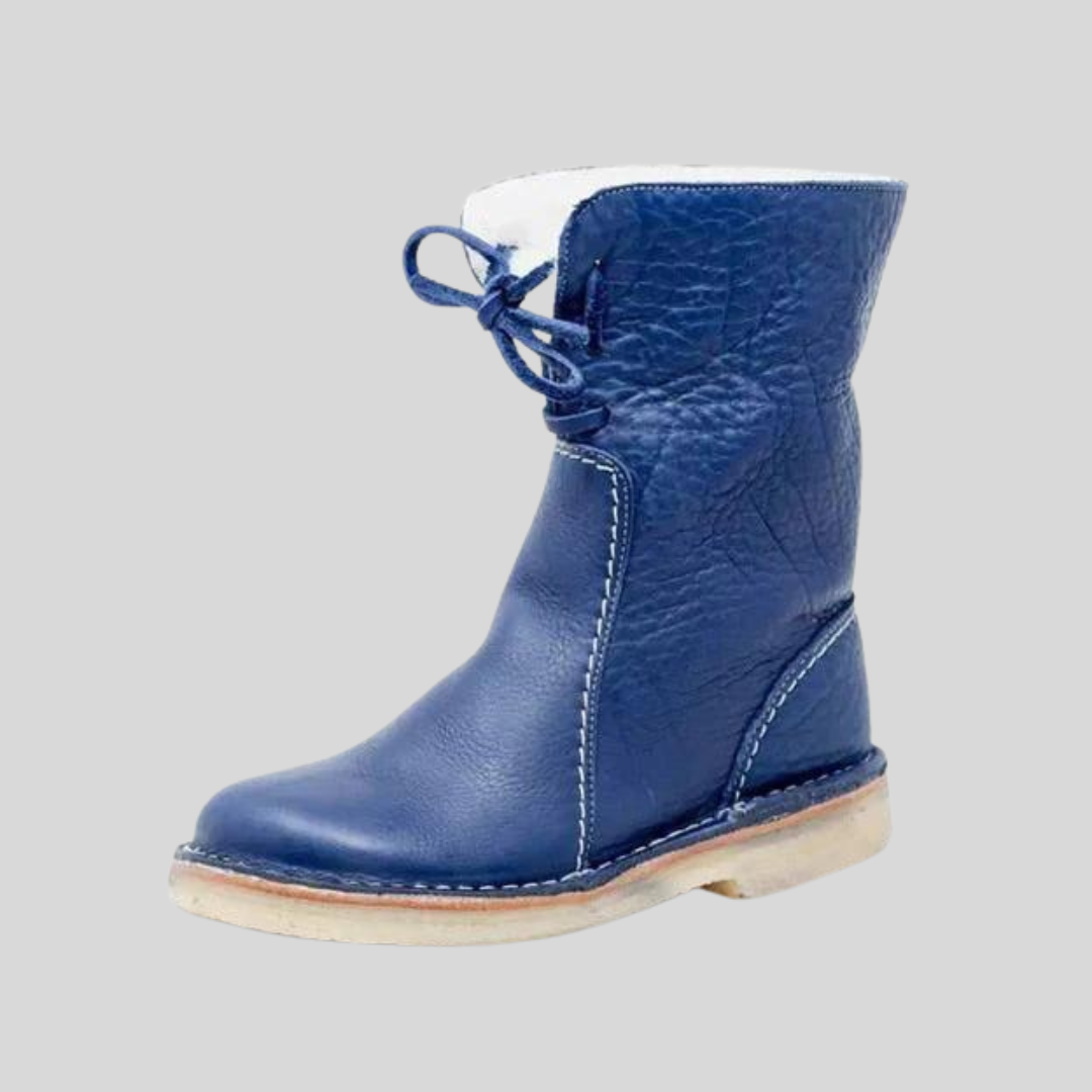 Montiqeu - Vintage Stiefel met Wolvulling