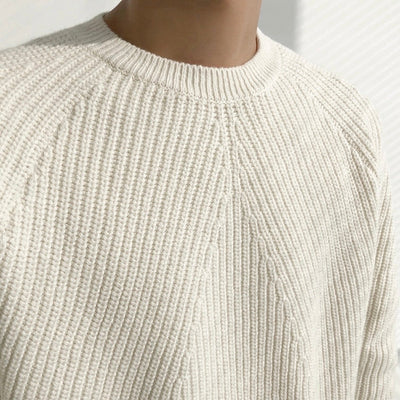 Montiqeu - Luxe Katoenen Raglan Mouw Trui