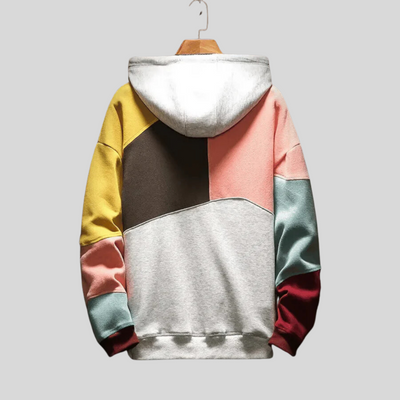 Montique - Kleurblokken Hoodie voor Heren