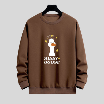 Montiqeu - Dizzy Goose Relax Fit Sweatshirt Voor Mannen