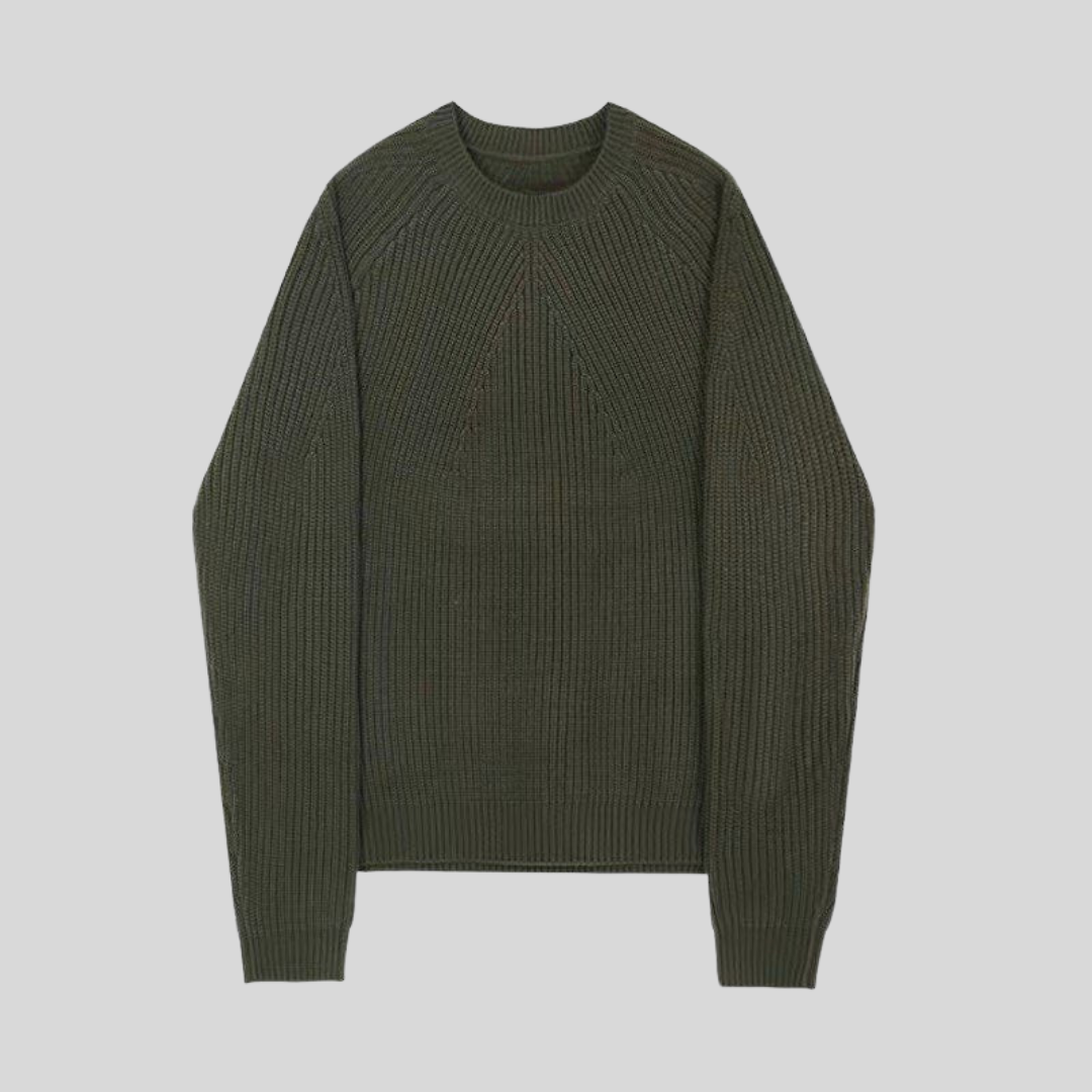 Montiqeu - Luxe Katoenen Raglan Mouw Trui