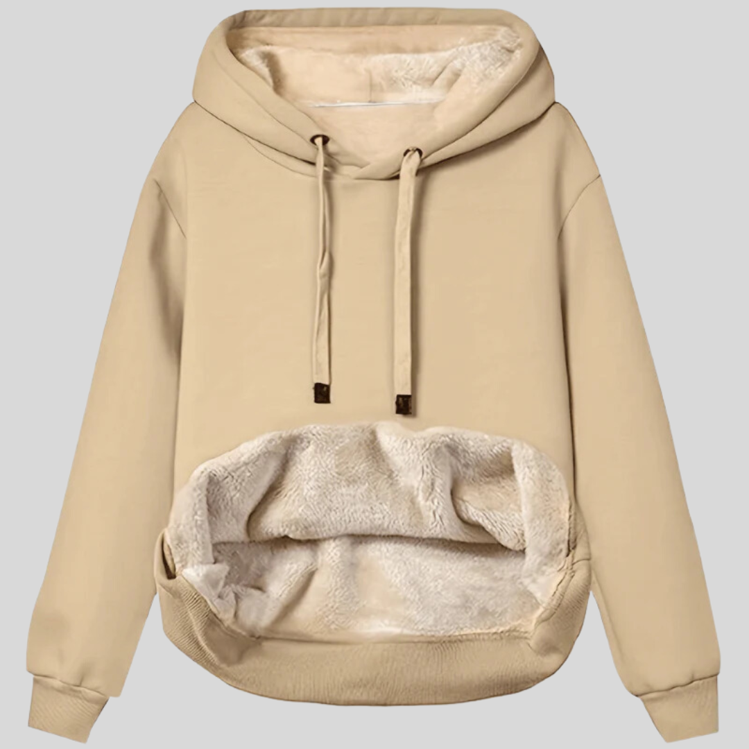 Montique - Omkeerbare Hoodie met Warme Sherpa Voering