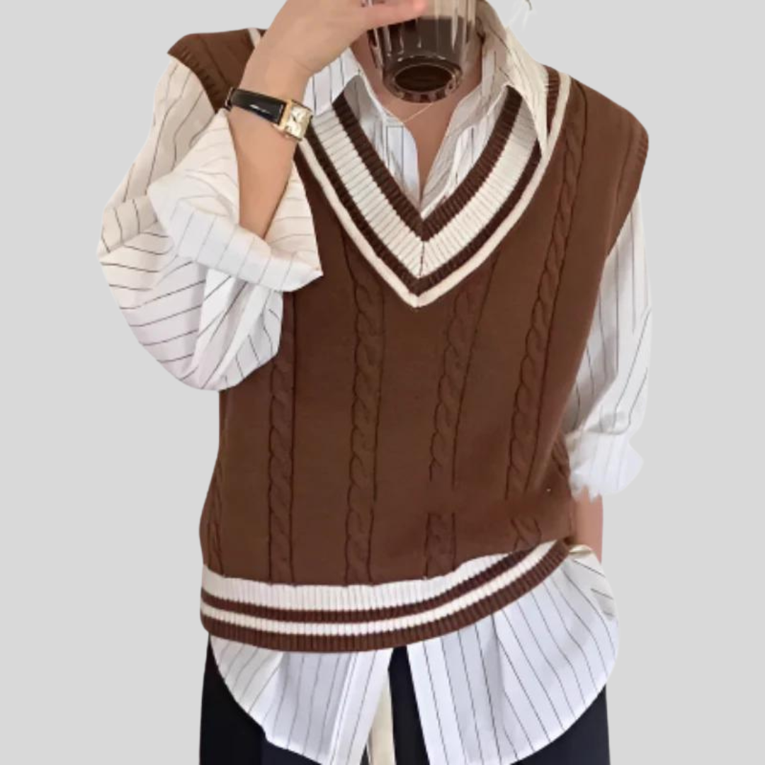 Montiqeu - Sweater Vest voor Dames