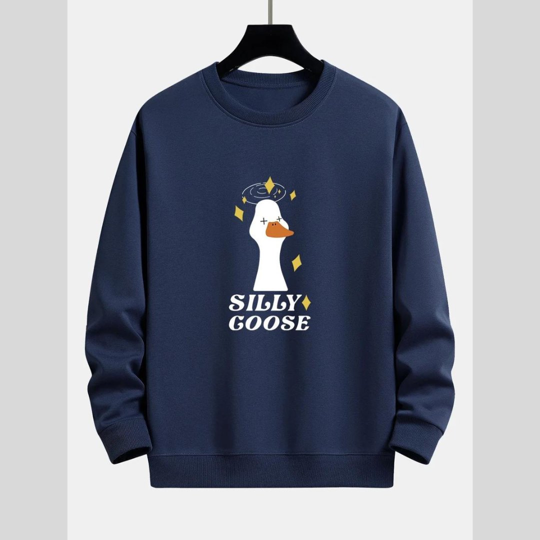 Montiqeu - Dizzy Goose Relax Fit Sweatshirt Voor Mannen