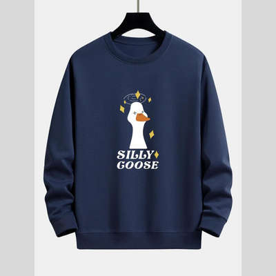 Montiqeu - Dizzy Goose Relax Fit Sweatshirt Voor Mannen