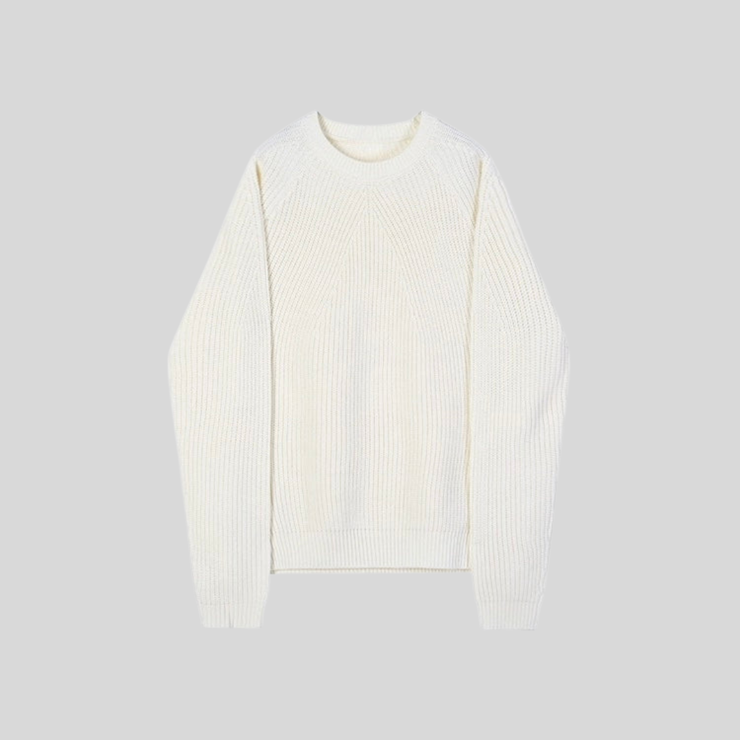 Montiqeu - Luxe Katoenen Raglan Mouw Trui