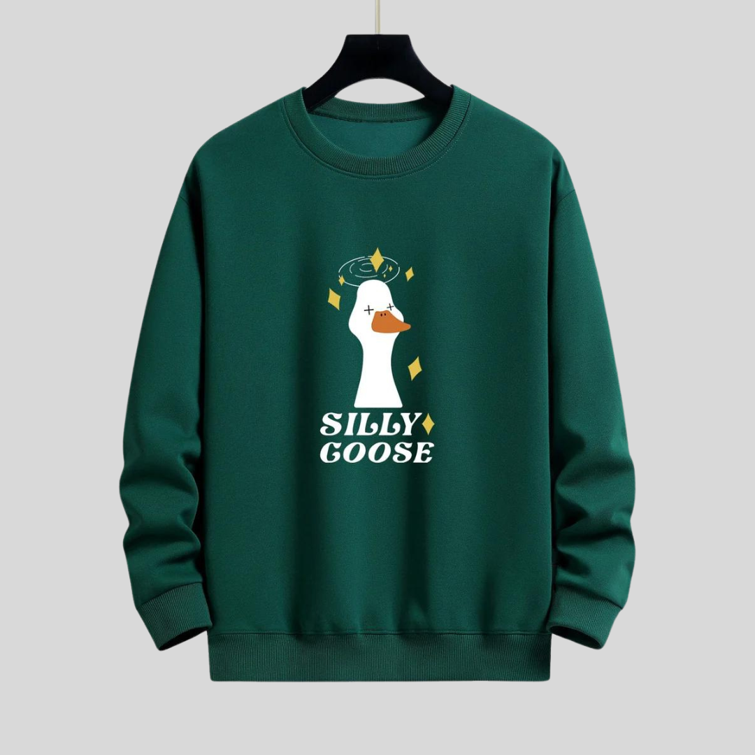 Montiqeu - Dizzy Goose Relax Fit Sweatshirt Voor Mannen