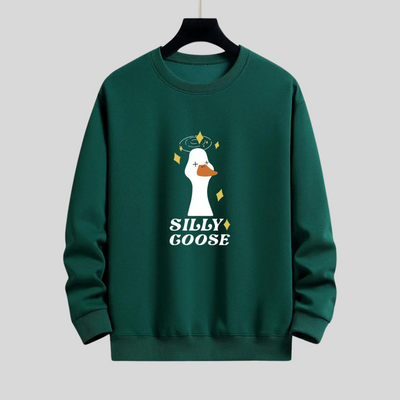 Montiqeu - Dizzy Goose Relax Fit Sweatshirt Voor Mannen