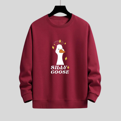 Montiqeu - Dizzy Goose Relax Fit Sweatshirt Voor Mannen