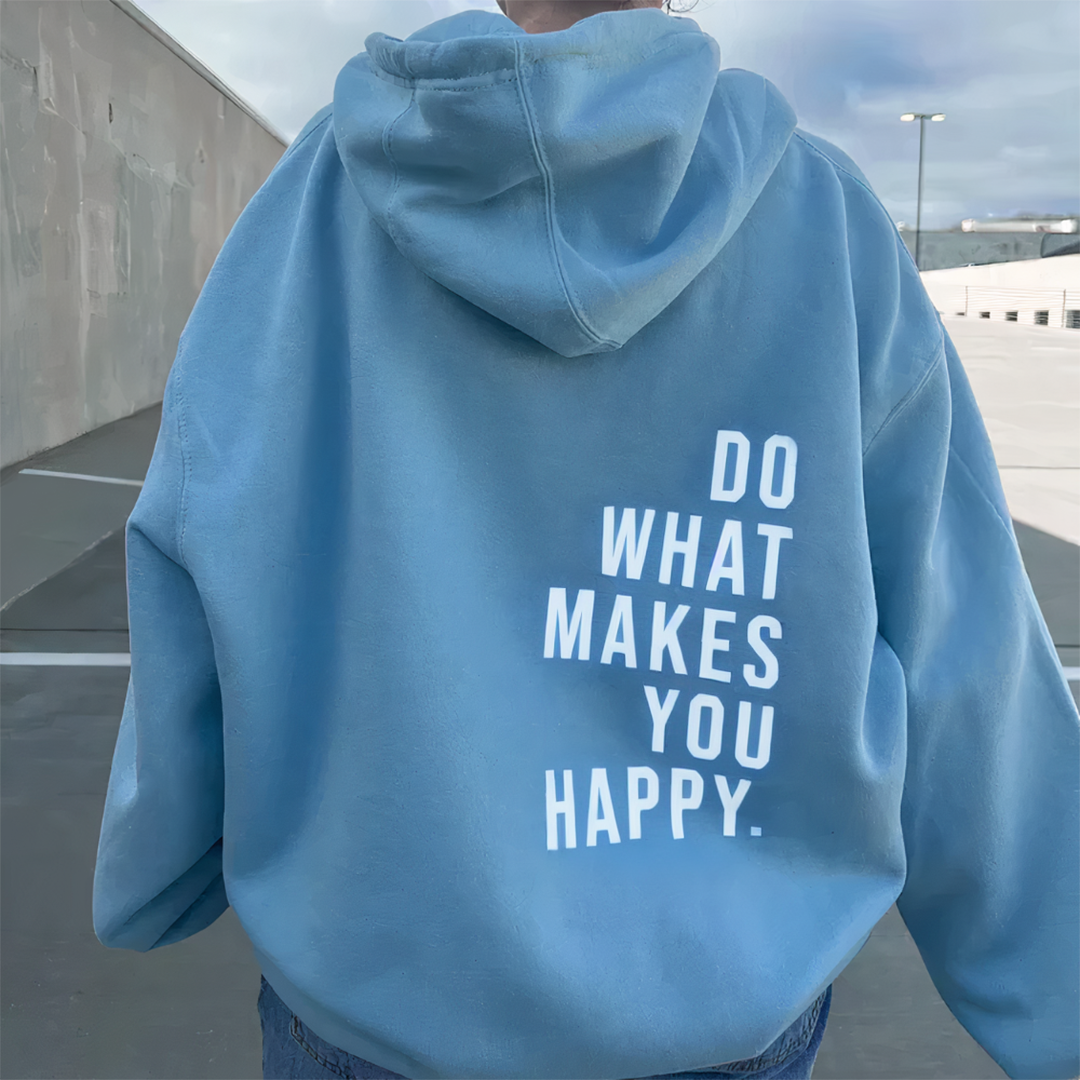 Montiqeu - Oversized Hoodie met Inspirerende Tekst