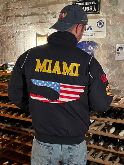 Montiqeu - Limited Edition Miami F1 Circuit Couture Bomber Jacket