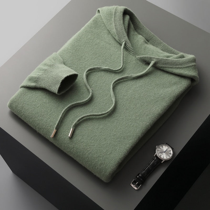 Montiqeu - Luxe Cashmere Hoodie voor Heren