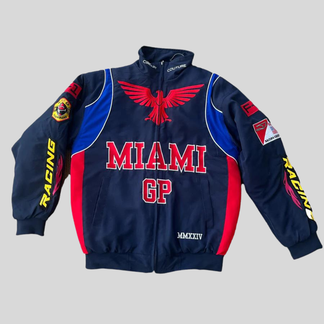 Montiqeu - Limited Edition Miami F1 Circuit Couture Bomber Jacket