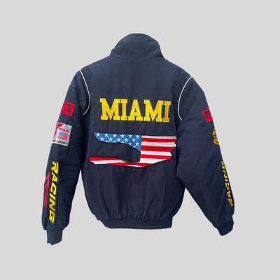 Montiqeu - Limited Edition Miami F1 Circuit Couture Bomber Jacket