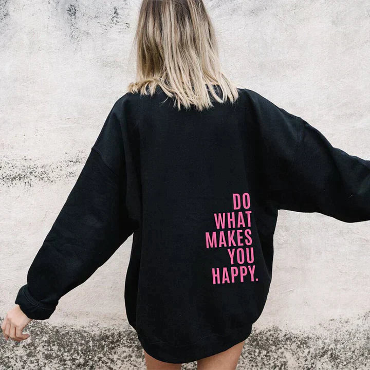 Montiqeu - Oversized Hoodie met Inspirerende Tekst