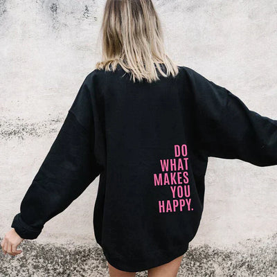 Montiqeu - Oversized Hoodie met Inspirerende Tekst