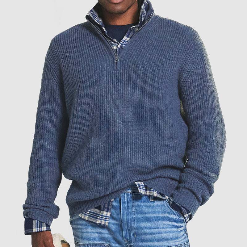 Milan - Luxe Half Zip Sweater