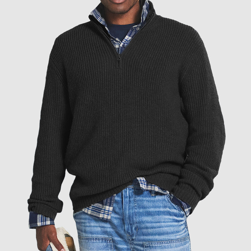 Milan - Luxe Half Zip Sweater